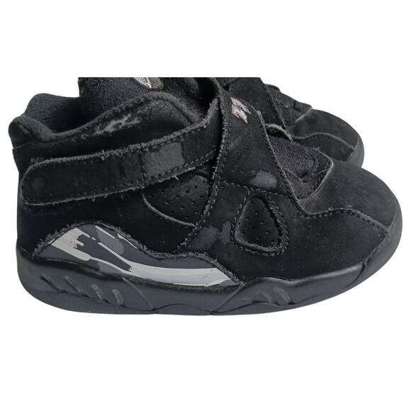 Nike Air Jordan Retro 8 Chrome toddler size 8 Suede - Picture 5 of 12